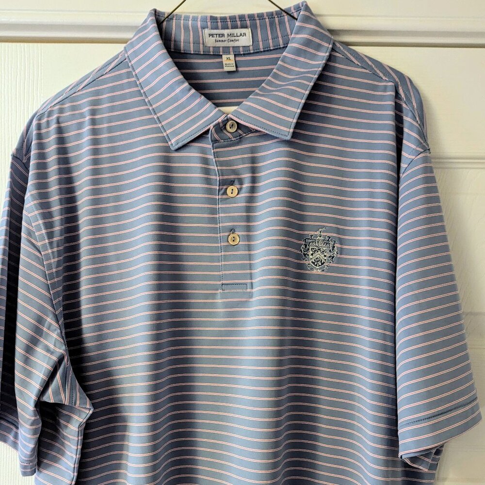 Peter Milar Men's Golf Trump Westchester Polo Like new!